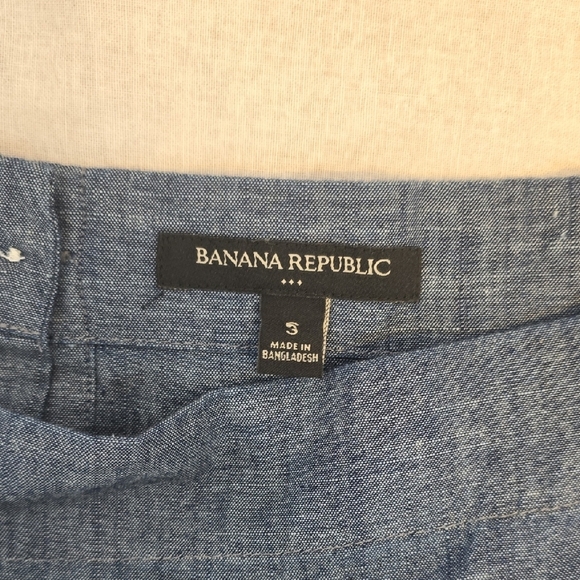 Banana Republic Chambray Off-Shoulder Top - Picture 2 of 4